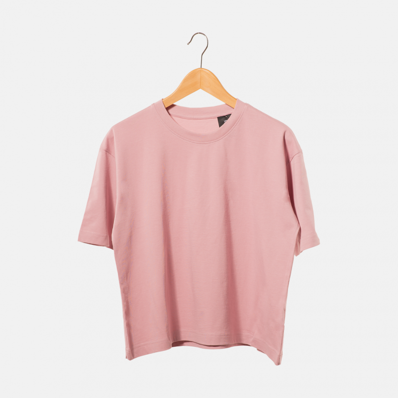 The Oversize Crop - rosa