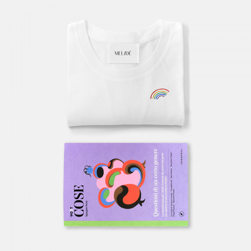 T-shirt Rainbow + libro...